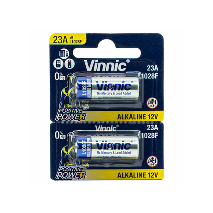 pila especial alcalina industrial vinnic 23a - 12v - 0% hg